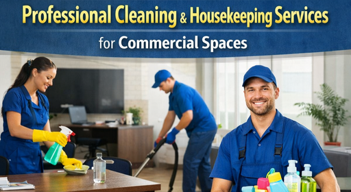 Read more about the article Top Benefits of Hiring Professional Cleaning & Housekeeping Services for Commercial Spaces